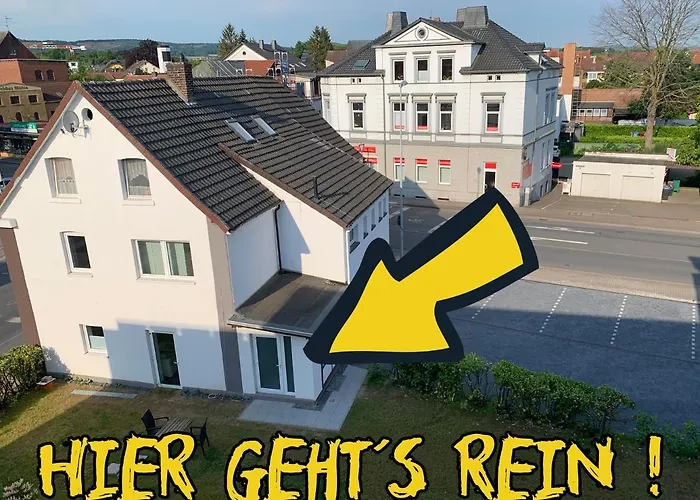 W1 - Kontaktloser 24h Check In, W-lan, Netflix, Parkplatz, Kueche, Boxspring-bett 巴克贝格