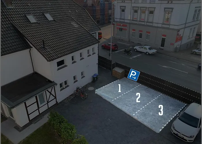 W1 - Kontaktloser 24h Check In, W-lan, Netflix, Parkplatz, Kueche, Boxspring-bett 巴克贝格